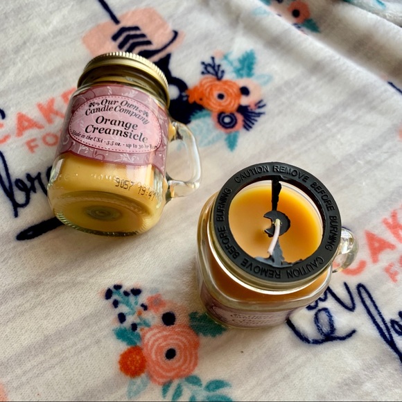 🍊 Orange Creamsicle Mason Jar Candle 🍊 - Picture 3 of 4